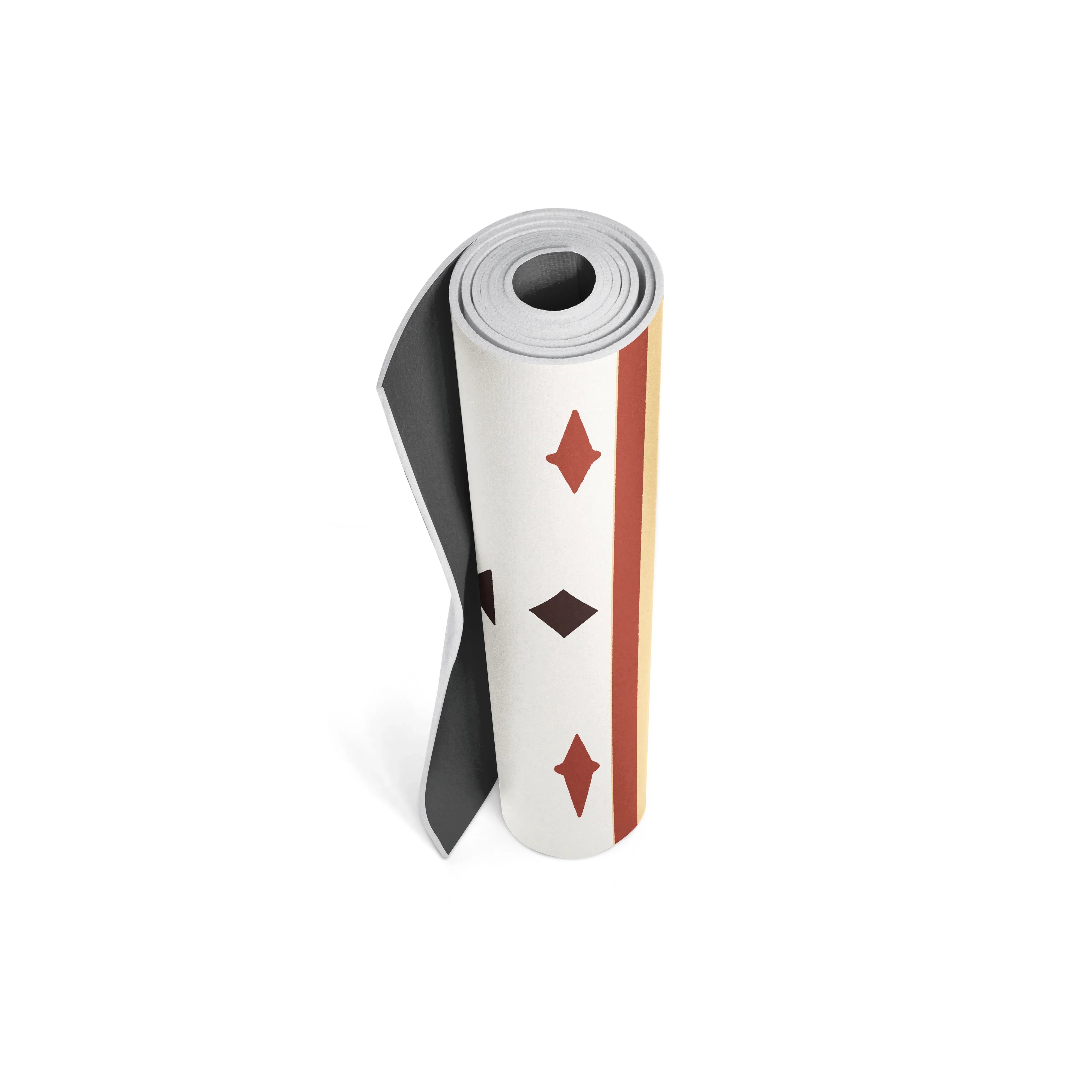 Yoga Mat | 6mm Thick | Multi Color Striped | Non-Slip | Eco Friendly | Yune Yoga | Elk Grove - Yune Yoga