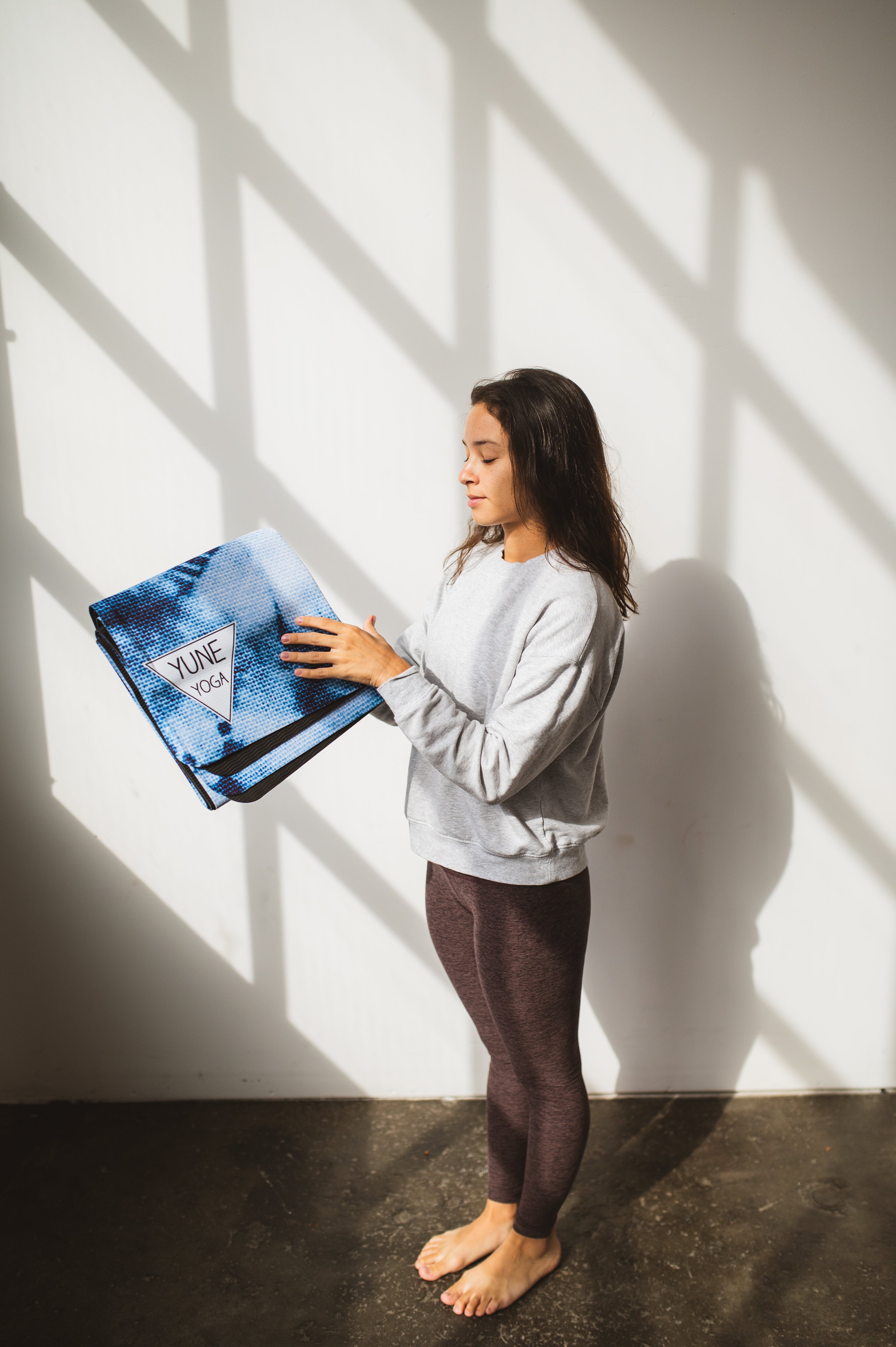 folding yoga mat