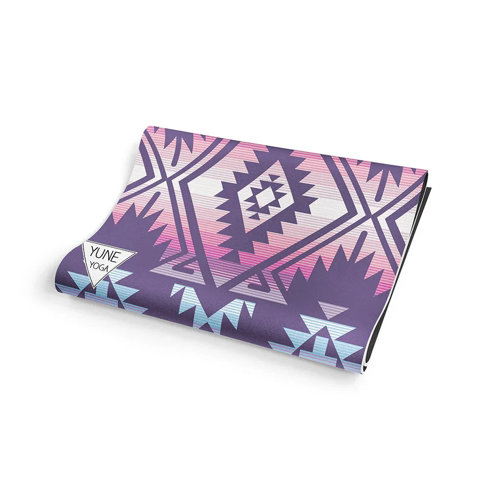 Yoga Mat | 6mm Thick | Purple | Non-Slip | Eco Friendly | Yune Yoga | Jerome Midnight - Yune Yoga