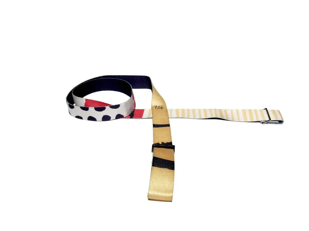 Yoga Strap | Stretching Strap | Metal Buckles | Multi Color | Yune Yoga | The Leo - Yune Yoga