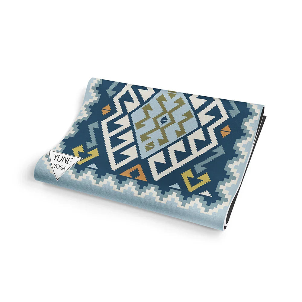 Yoga Mat | 6mm Thick | Blue | Non-Slip | Eco Friendly | Yune Yoga | Moab River - Yune Yoga