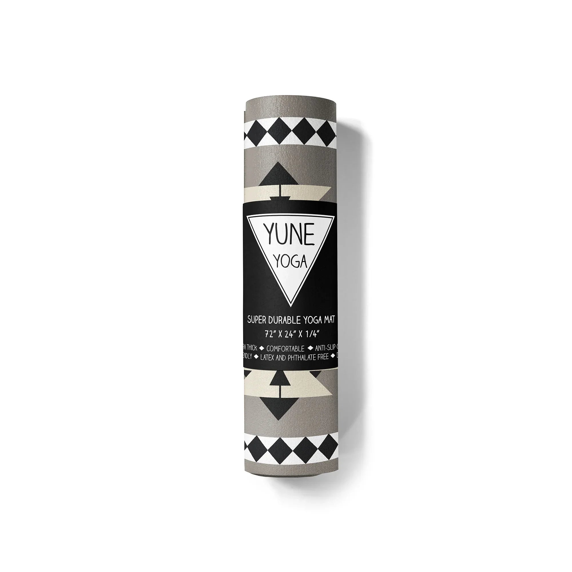 Yoga Mat | 6mm Thick | Gray | Non-Slip | Eco Friendly | Yune Yoga | Scorpion Bay - Yune Yoga