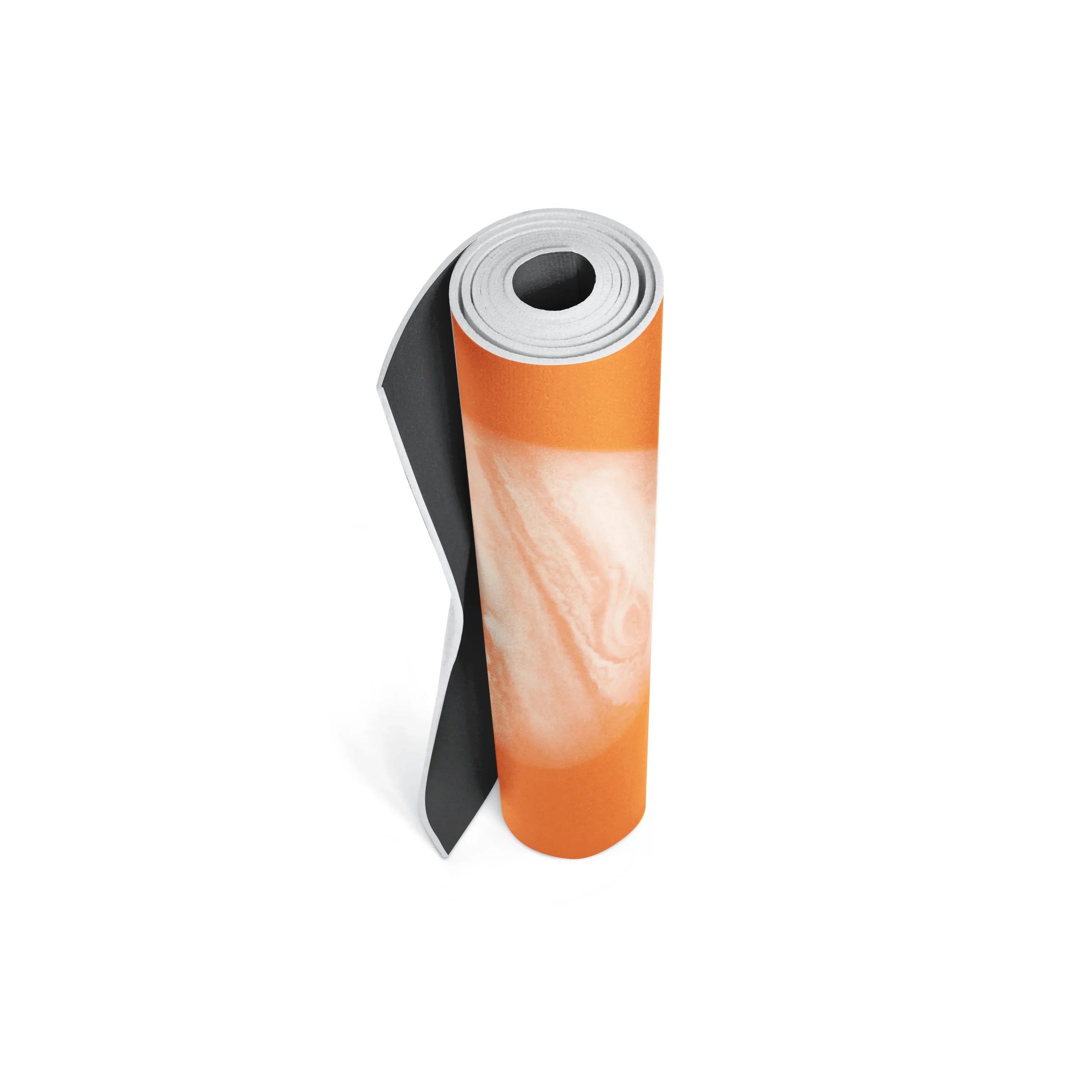 Roll of vinyl wrap with gradient design on a white background