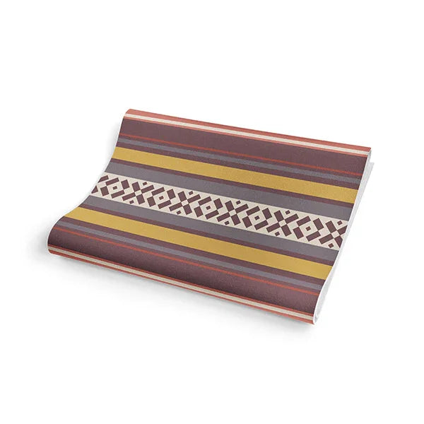 Yoga Mat | 6mm Thick | Striped | Non-Slip | Eco Friendly | Yune Yoga | Kim - Yune Yoga
