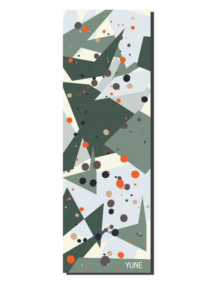 Yoga Mat | 6mm Thick | Green | Non-Slip | Eco Friendly | Yune Yoga | Basalt - Yune Yoga