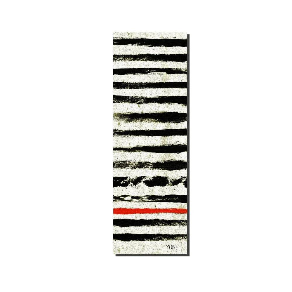 Yoga Mat | 6mm Thick | White Black | Non-Slip | Eco Friendly | Yune Yoga | Juniper - Yune Yoga