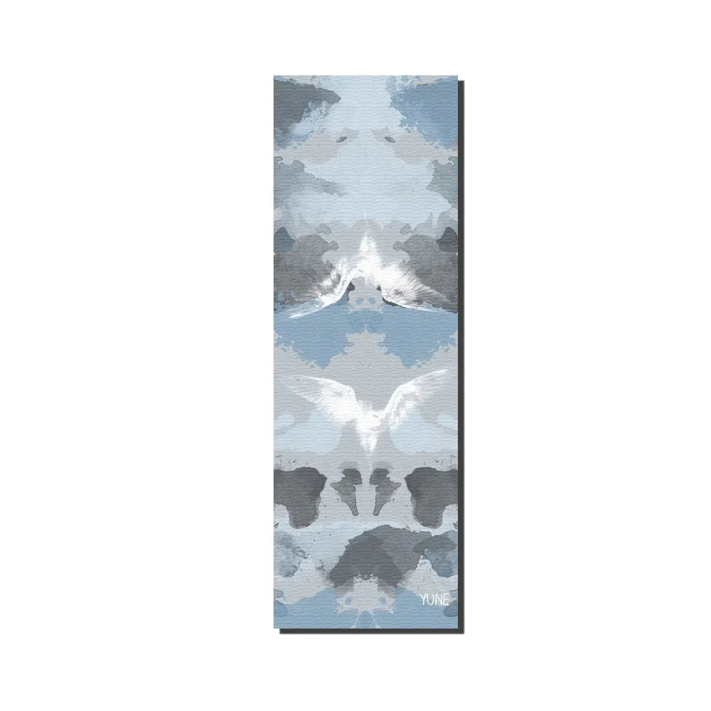 Yoga Mat | 6mm Thick | Blue | Non-Slip | Eco Friendly | Yune Yoga | Larch - Yune Yoga