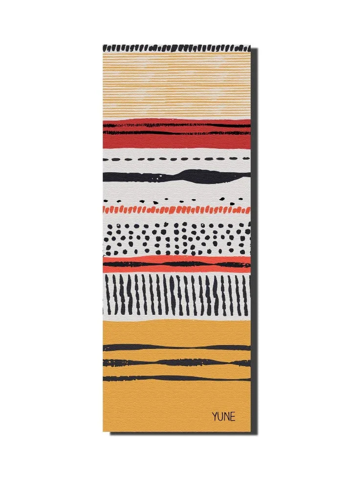 Yoga Mat | 6mm Thick | Orange | Non-Slip | Eco Friendly | Yune Yoga | Leo - Yune Yoga