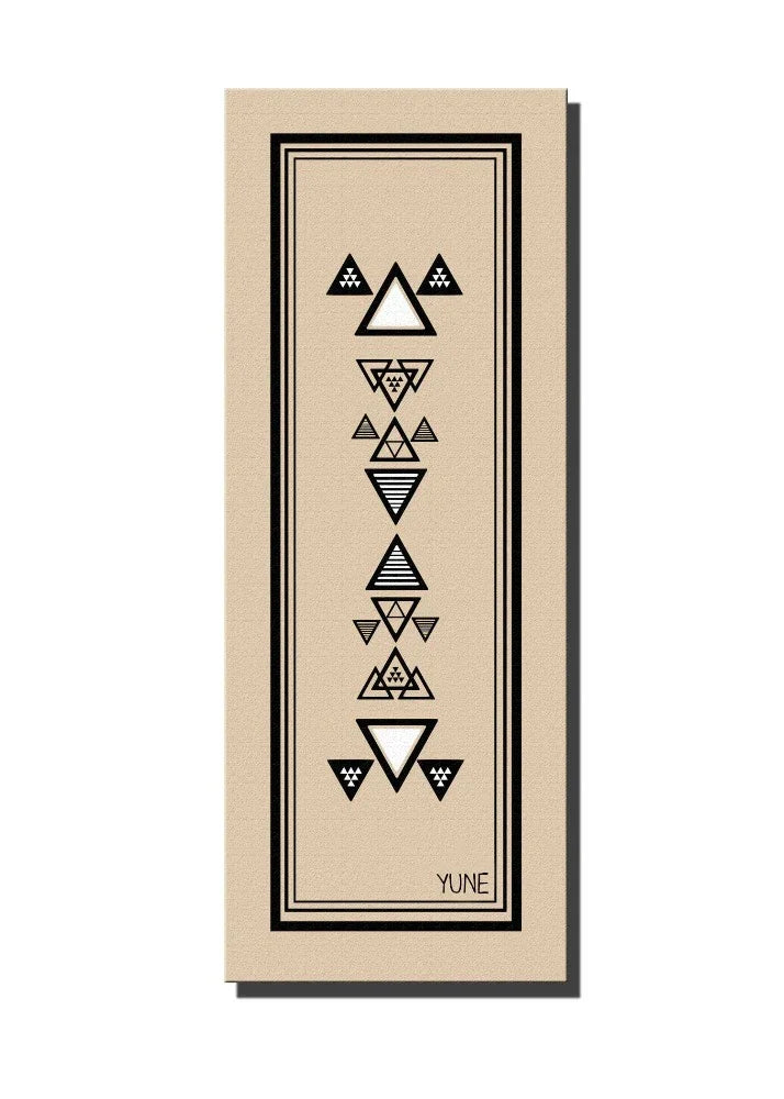 Yoga Mat | 6mm Thick | Striped | Non-Slip | Eco Friendly | Yune Yoga | Mariah - Yune Yoga