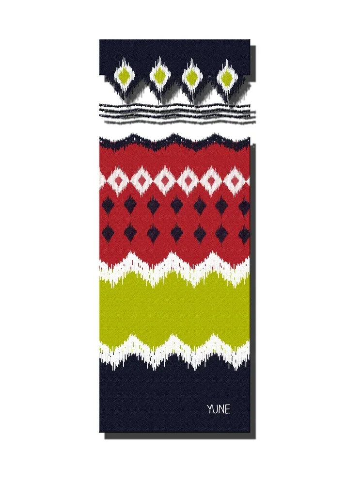Yoga Mat | 6mm Thick | Striped | Non-Slip | Eco Friendly | Yune Yoga | Morrissey - Yune Yoga