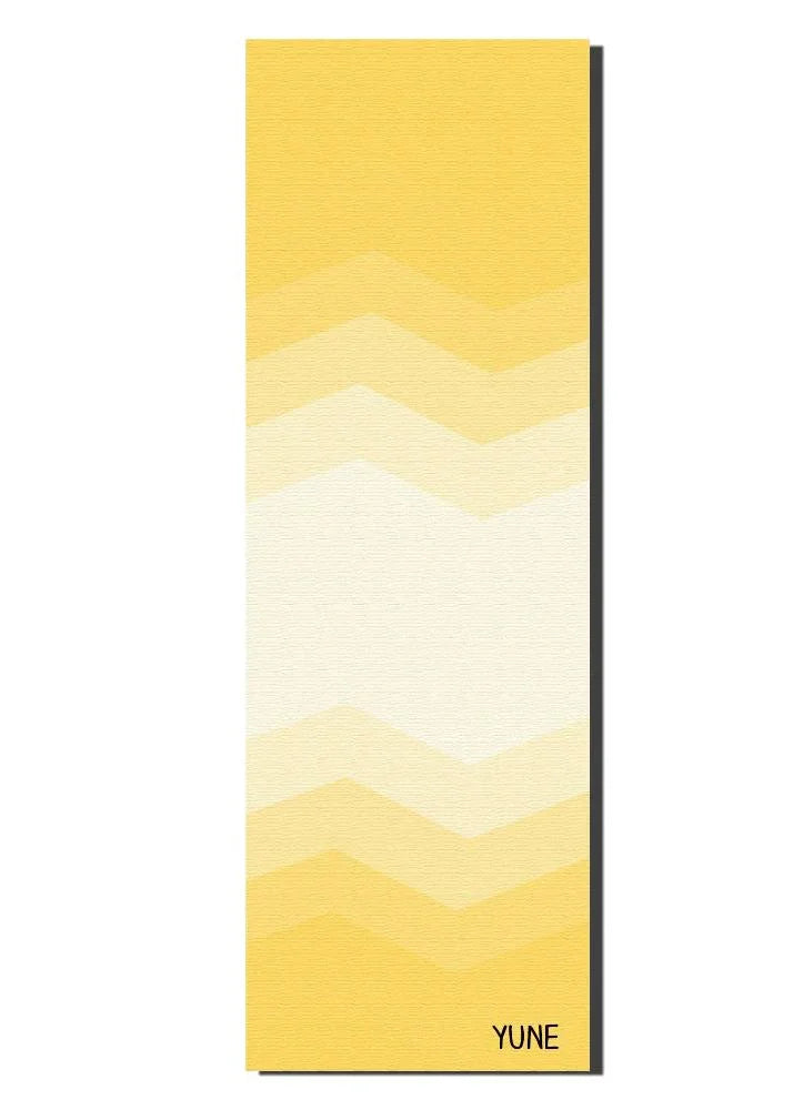 Yoga Mat | 6mm Thick | Yellow | Non-Slip | Eco Friendly | Yune Yoga | Pumice - Yune Yoga