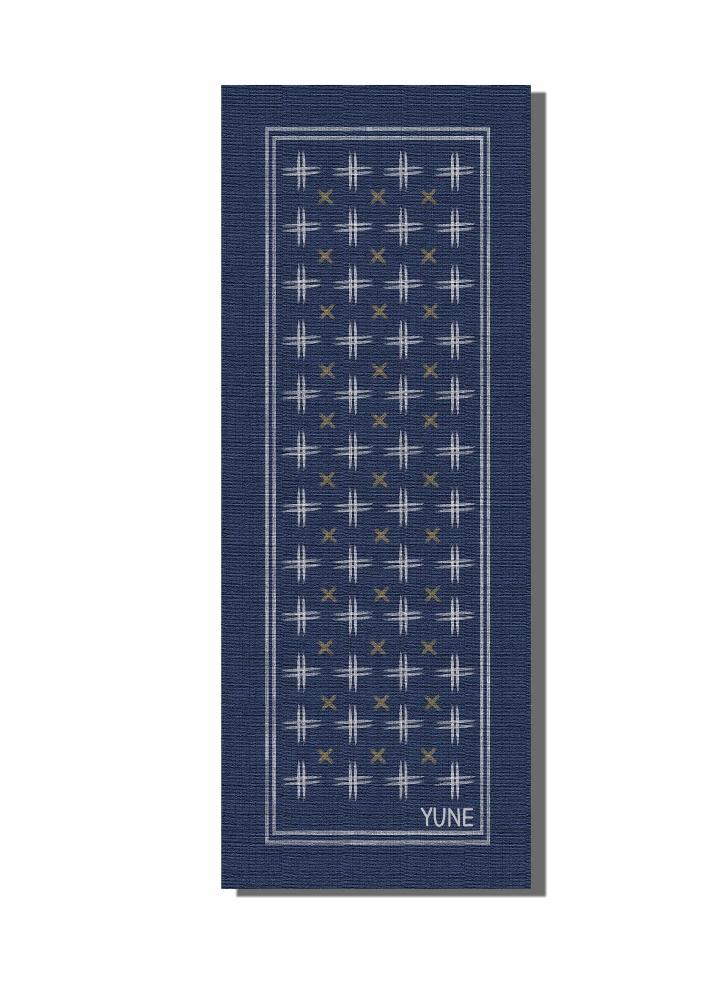 Yoga Mat | 6mm Thick | Blue | Non-Slip | Eco Friendly | Yune Yoga | Sakura - Yune Yoga