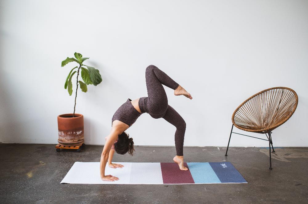 Yoga Mat | 6mm Lightweight | Striped| Non-Slip | Eco Friendly | Yune Yoga | Tofino - Yune Yoga