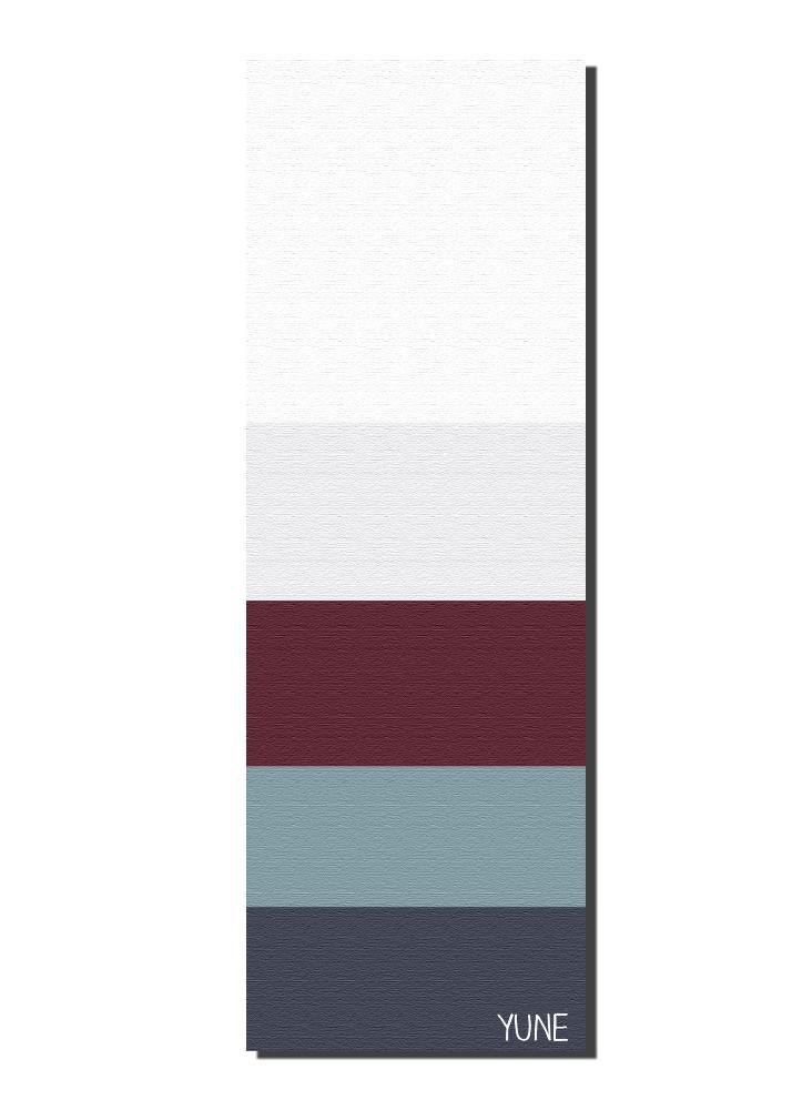 Yoga Mat | 6mm Thick | Multi Color Striped | Non-Slip | Eco Friendly | Yune Yoga | Tofino - Yune Yoga