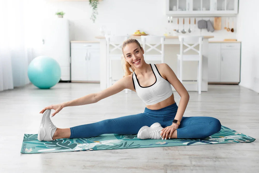 Yoga Mat | 6mm Thick | Birds | Non-Slip | Eco Friendly | Yune Yoga | Cacadus - Yune Yoga