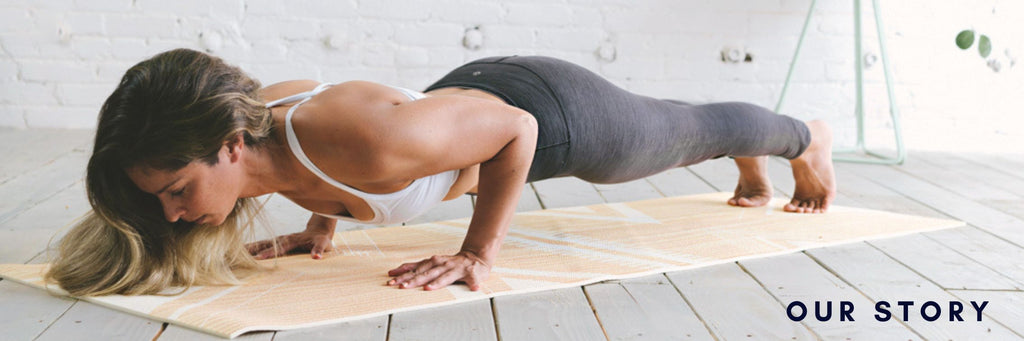 Yune Yoga our story girl planking