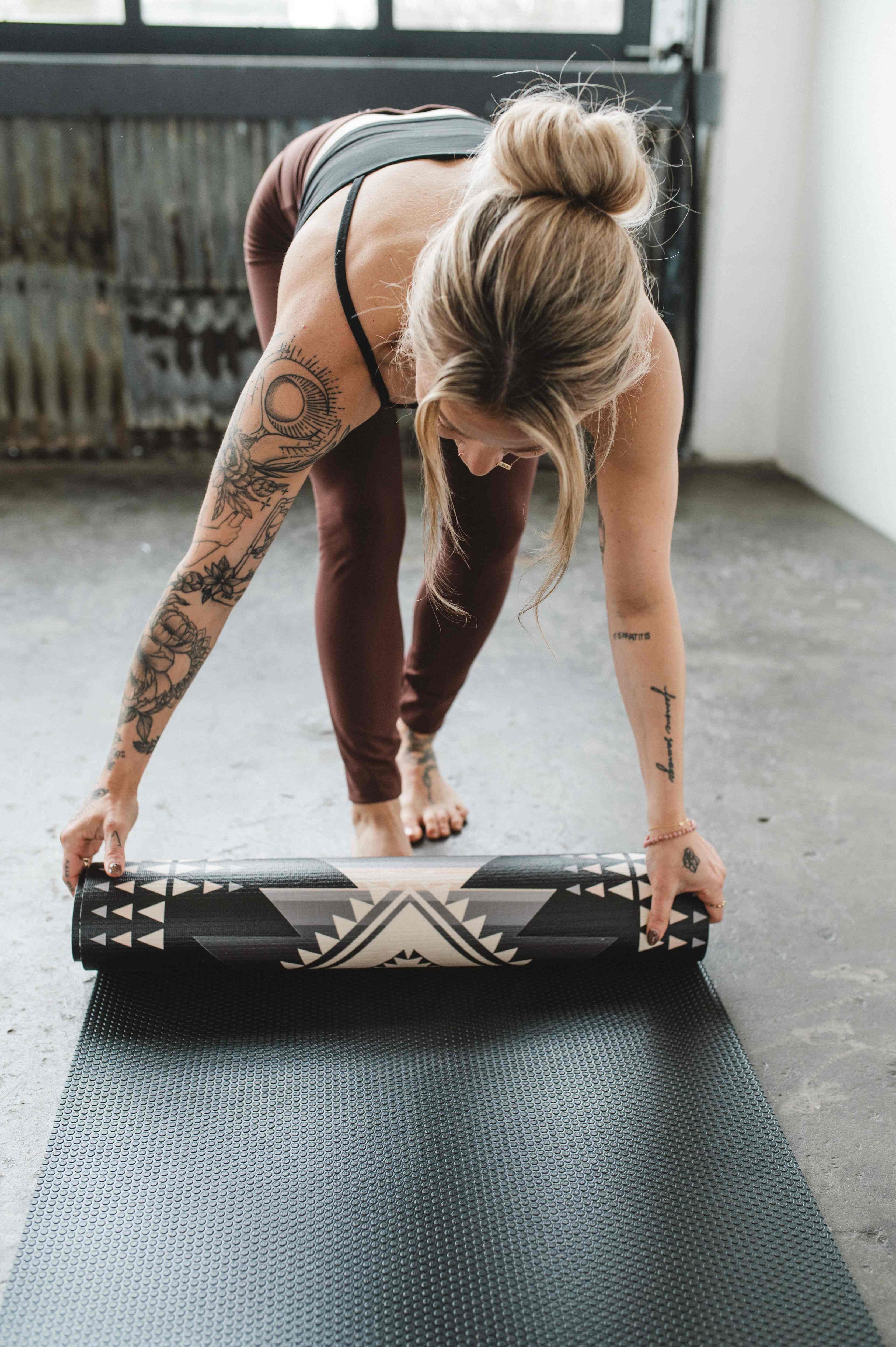 Yoga Mat | 6mm Thick | Multi Color | Non-Slip | Eco Friendly | Yune Yoga | Buffalo Hills Shadow - Yune Yoga